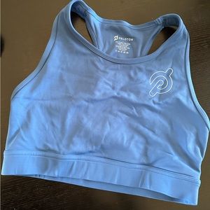 Peloton Blue Sports Bra size large